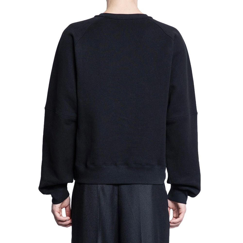 Saint Laurent Black Cotton Sweatshirt