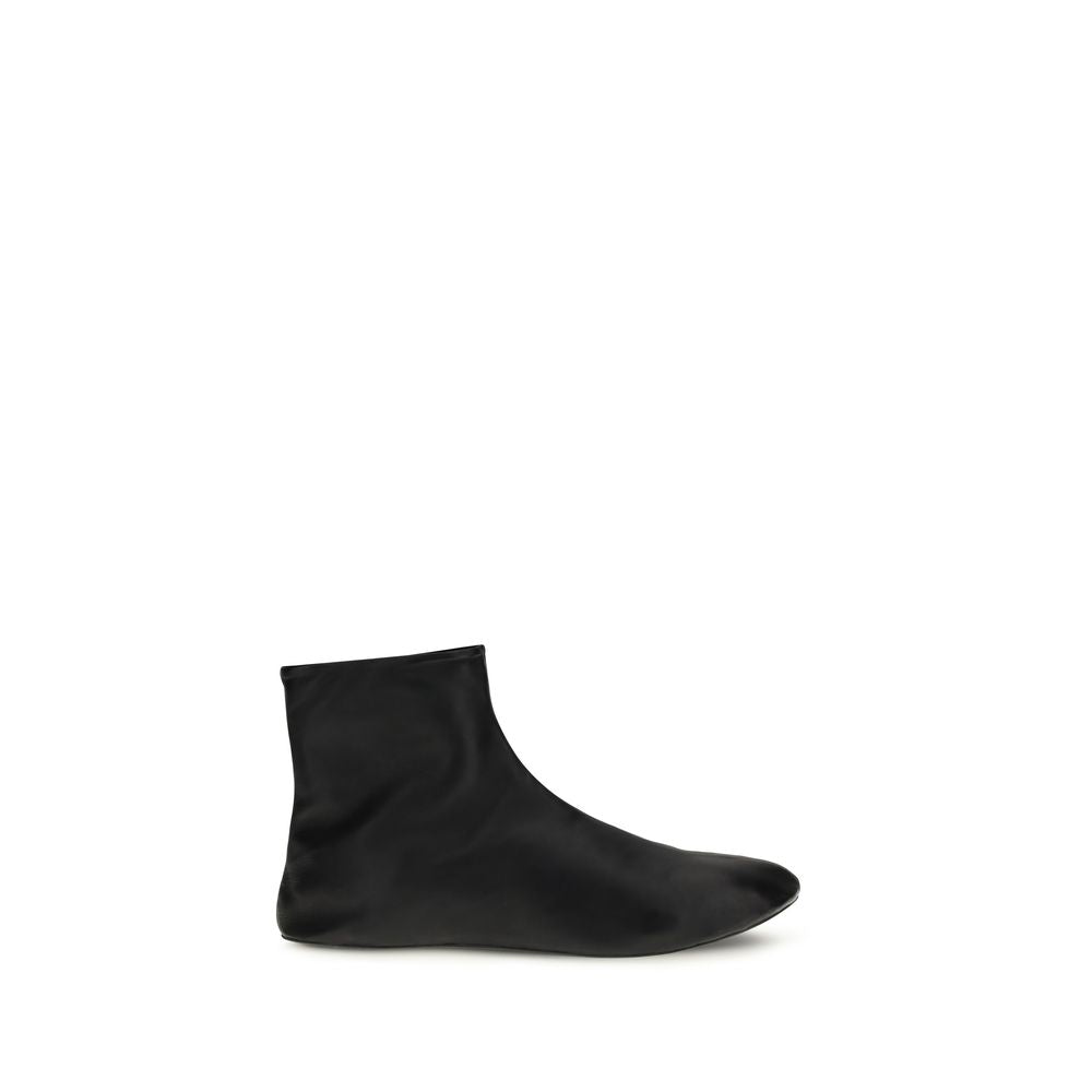 The Row Black Lamb Ovis Aries Aries Ankle Boots