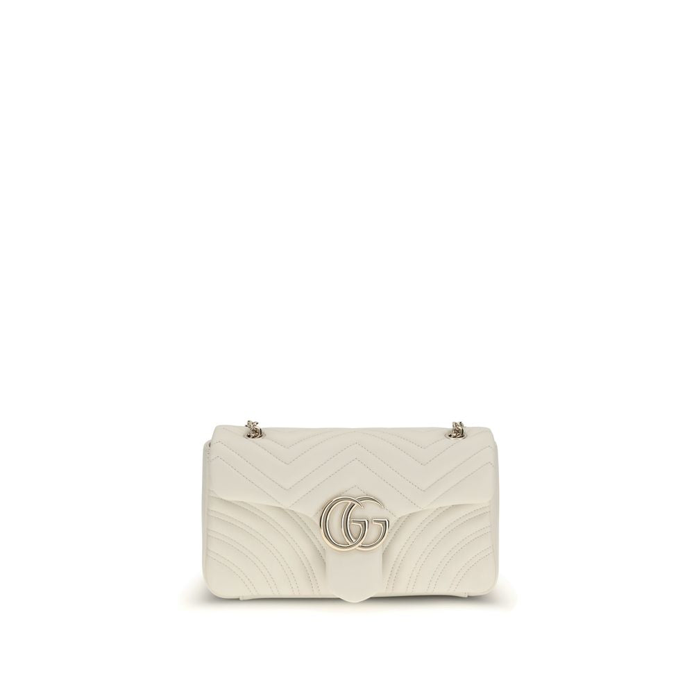 Gucci White Calf Leather Bos Taurus Handbag