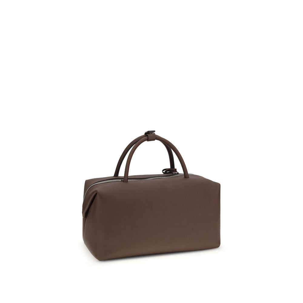 Max Mara Brown Calf Leather Bos Taurus Handbag