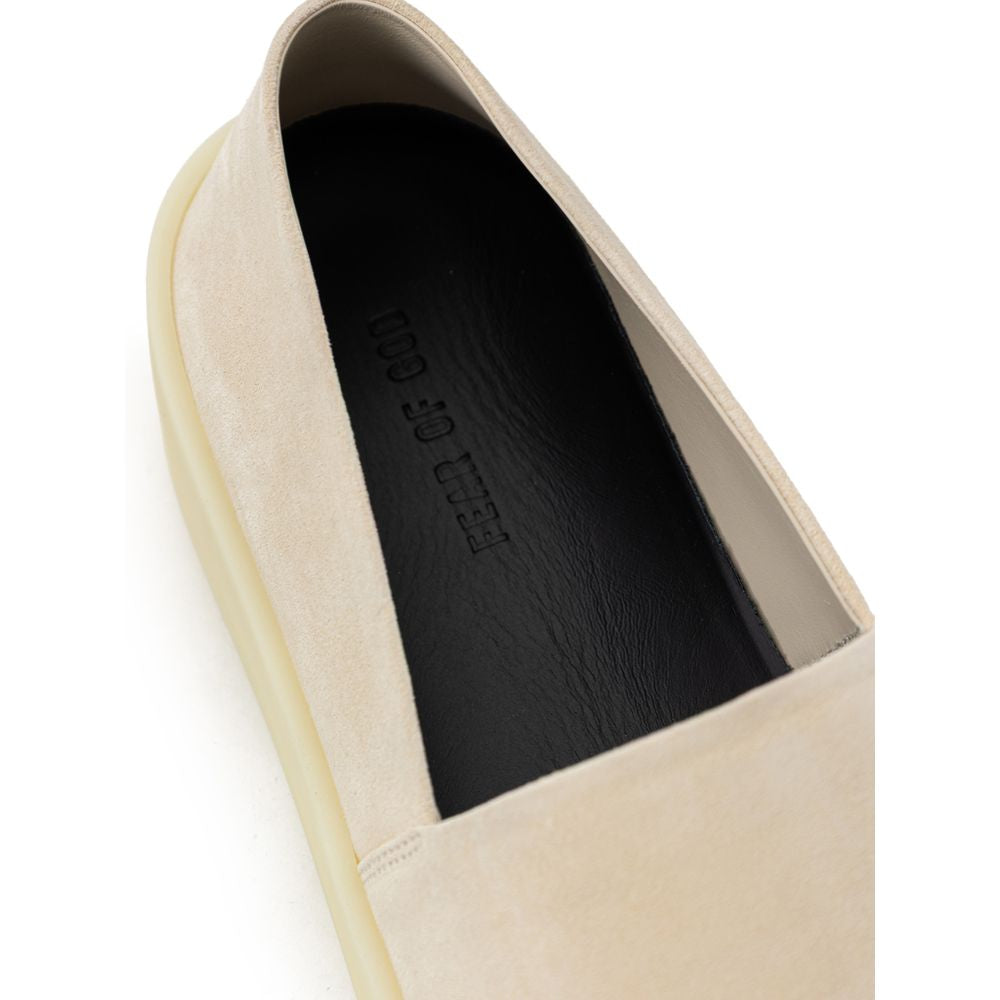 Fear Of God Beige Leather Slip-On Loafer