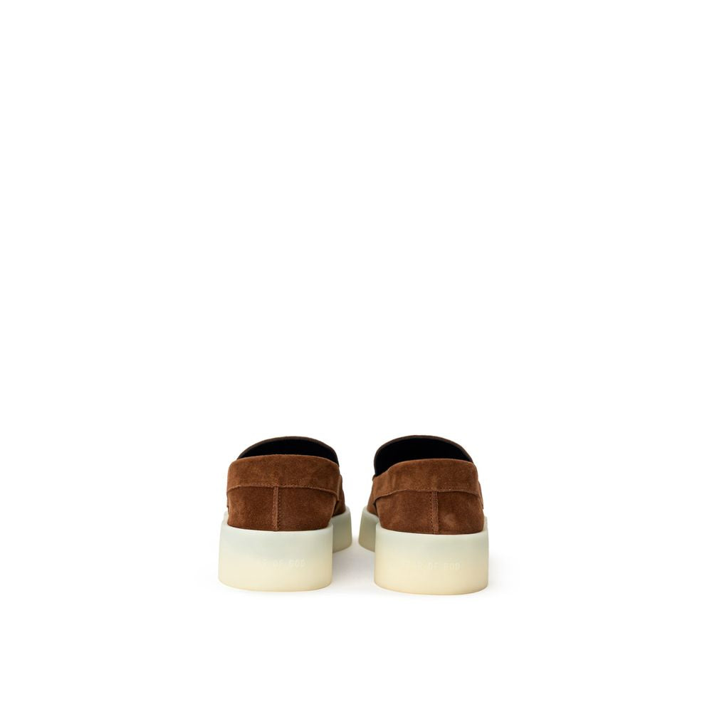 Fear Of God Brown Leather Slip-On Loafer