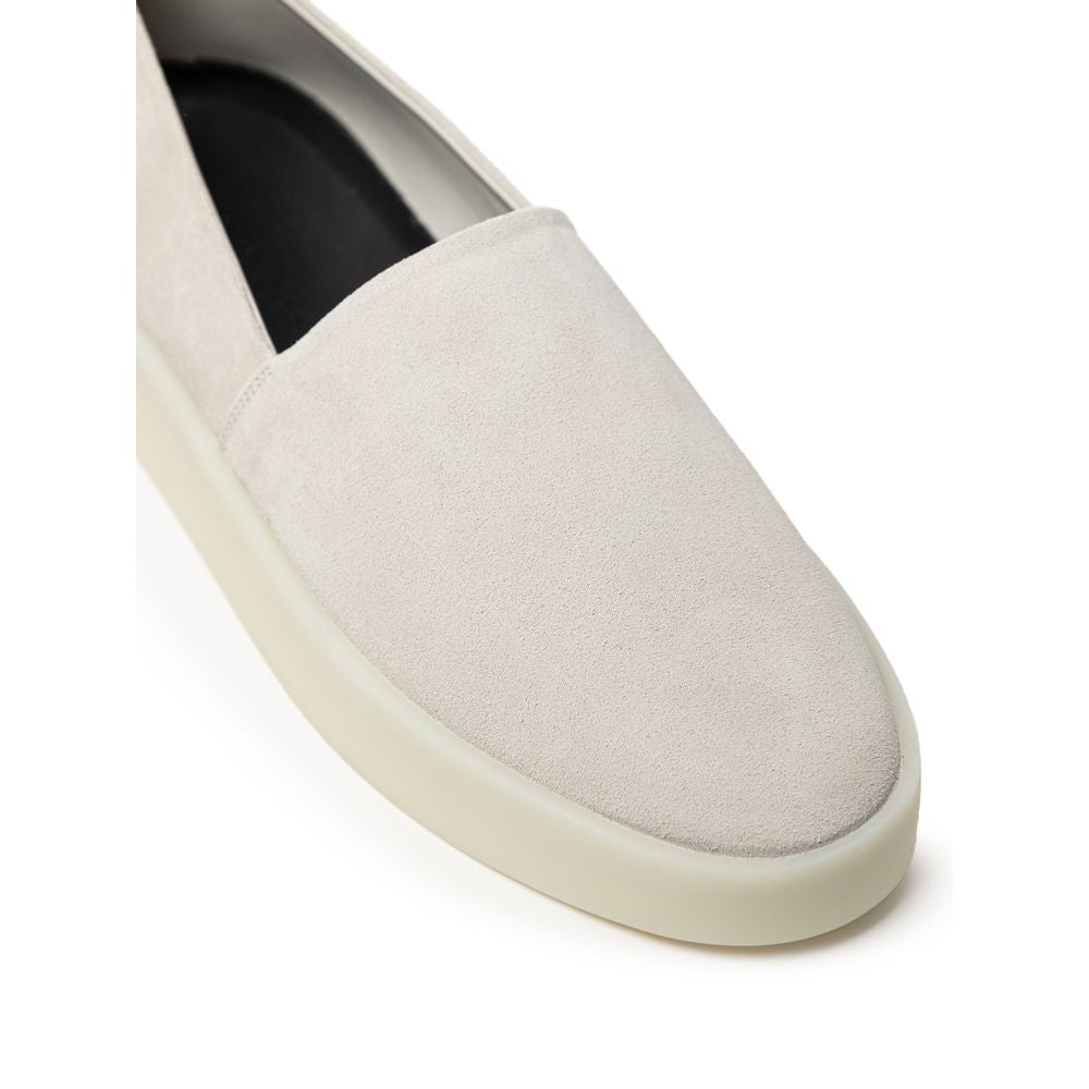 Fear Of God Gray Leather Moccassin