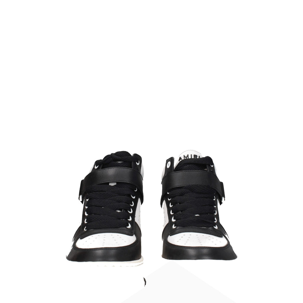 Amiri Black Leather High Top Sneakers