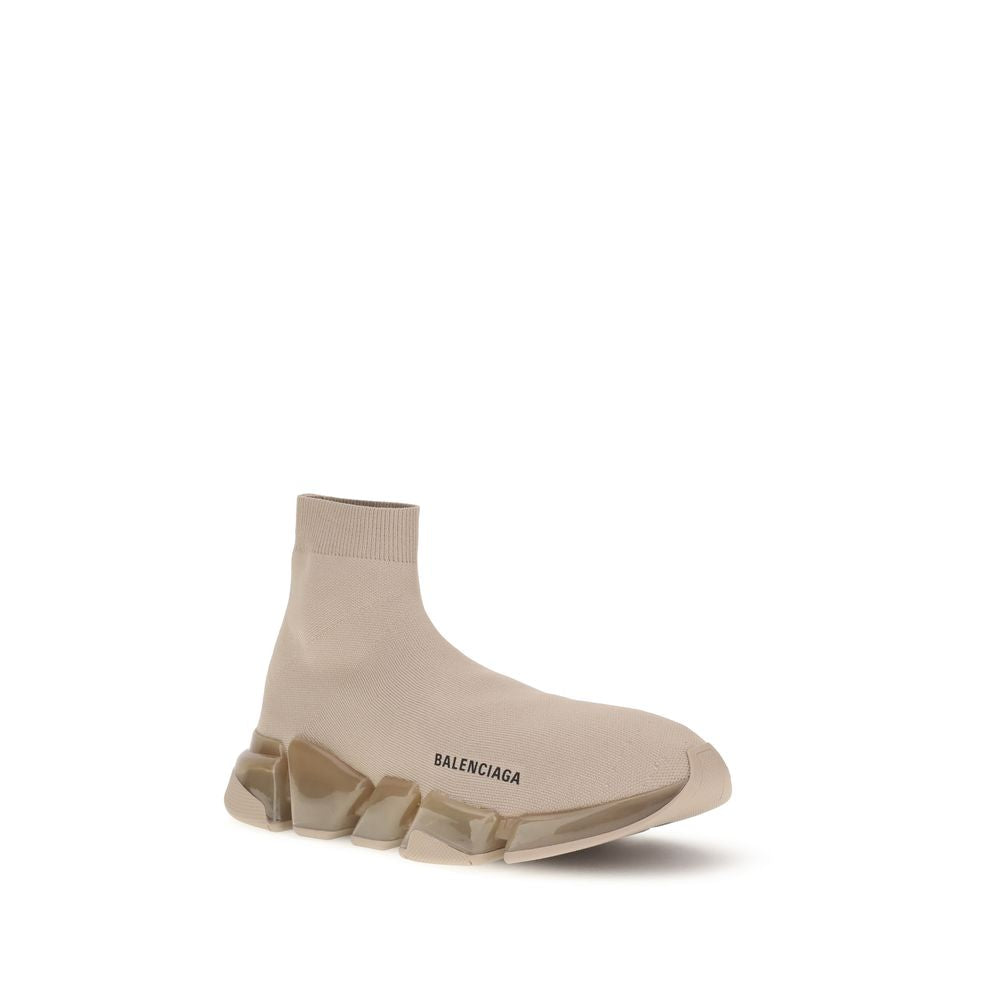 Balenciaga Beige Polyester Athletic Sneakers