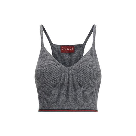 Gucci V-neck ribbed Top