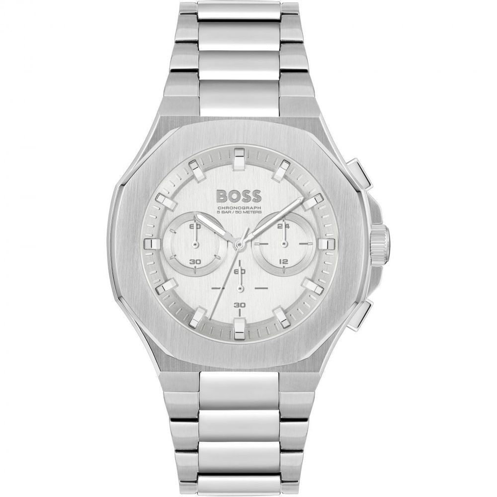 Hugo Boss Gray Stainless Steel Dress Watch